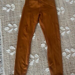 Lululemon copper color Leggings